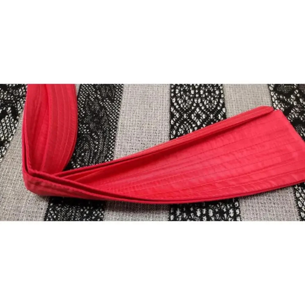 Vintage Silk Sash Belt Salmon Pink India Made Vintage Bohemian OBI WRAP KIMONO